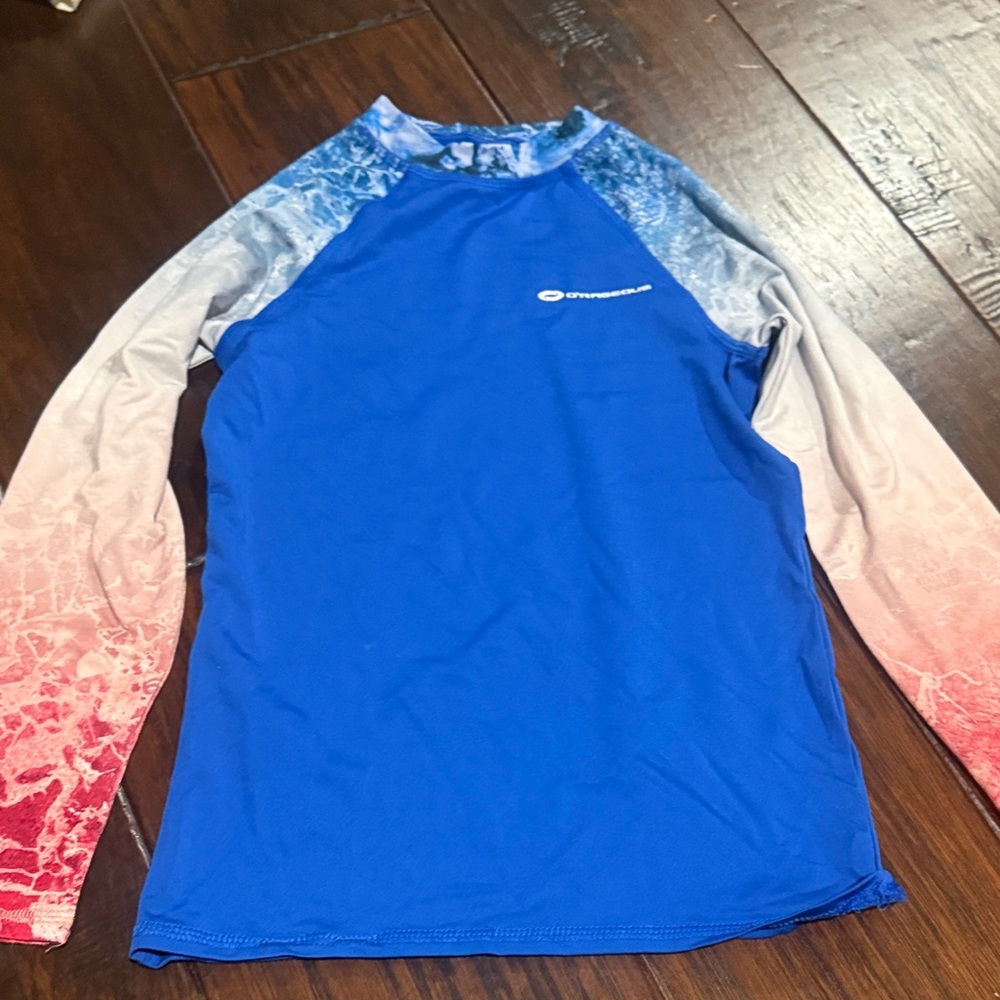 O'Neill Kids Blue and Red Rashguard